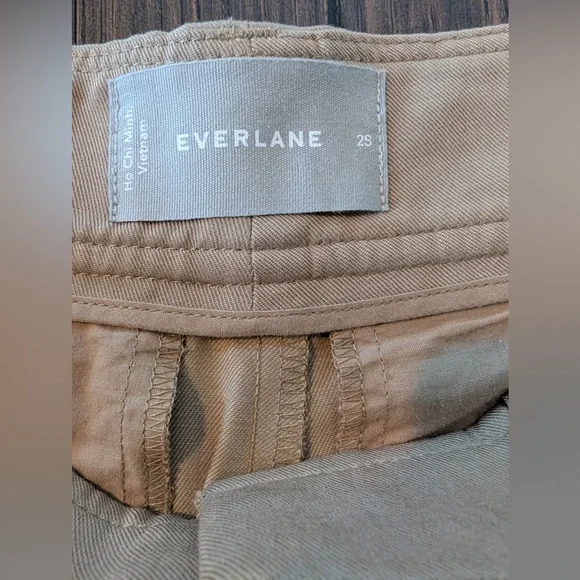 Everlane The Way-High Drape Pant Ash Brown Size 2 Short - Picture 6 of 11